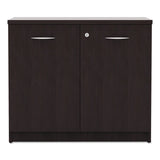 Alera® Alera Valencia Series Storage Cabinet, 34.13w x 22.78d x 29.5h, Espresso (ALEVA613622ES) Each