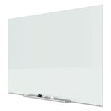 Quartet® InvisaMount Magnetic Glass Marker Board, 50 x 28, White Surface (QRTG5028IMW) Each