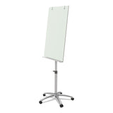 Quartet® Infinity Glass Mobile Presentation Easel, 3 ft x 2 ft, Silver/White (QRTECM32G) Each
