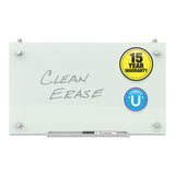 Quartet® Infinity Magnetic Glass Dry Erase Cubicle Board, 30 x 18, White Surface (QRTPDEC1830) Each