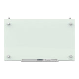 Quartet® Infinity Magnetic Glass Dry Erase Cubicle Board, 30 x 18, White Surface (QRTPDEC1830) Each