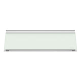 Quartet® Glass Dry Erase Desktop Computer Pad, 18 x 6, White Surface (QRTGDP186) Each