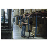 Victor® DC500 High Rise Collection Mobile Adjustable Standing Desk, 30.75" x 22" x 29" to 44", Black (VCTDC500) Each