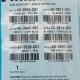 McKesson Terries™ Slipper Socks Unisex Adult One Size Fits Most Double Tread Single Patient Use Teal (558994_PR) 1/PR