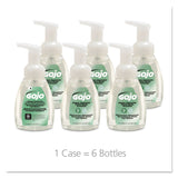 GOJO® Green Certified Foam Soap, Fragrance-Free, 7.5 oz Pump Bottle, 6/Carton (GOJ571506CT) Case of 6