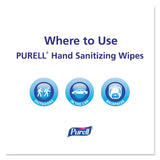 PURELL® Sanitizing Hand Wipes, Individually Wrapped, 5 x 7, Unscented, White, 100/Box (GOJ902210BX) 1 Pack of 100