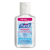 PURELL® Advanced Refreshing Gel Hand Sanitizer, 2 oz, Flip-Cap Bottle, Clean Scent, 24/Carton (GOJ960524) Case of 24