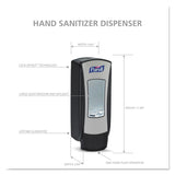 PURELL® ADX-12 Dispenser, 1,200 mL, 4.5 x 4 x 11.25, Chrome/Black (GOJ882806) Each