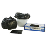 Stout® by Envision™ Total Recycled Content Plastic Trash Bags, 10 gal, 1 mil, 24" x 24", Brown/Black, 250/Carton (STOT2424B10) Case of 250