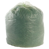 Stout® by Envision™ EcoSafe-6400 Bags, 64 gal, 0.85 mil, 48" x 60", Green, 30/Box (STOE4860E85) Box of 30