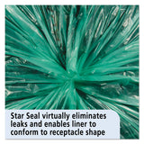 Stout® by Envision™ Controlled Life-Cycle Plastic Trash Bags, 33 gal, 1.1 mil, 33" x 40", Green, 40/Box (STOG3340E11) Box of 40
