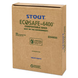 Stout® by Envision™ EcoSafe-6400 Bags, 32 gal, 0.85 mil, 33" x 48", Green, 50/Box (STOE3348E85) Box of 50