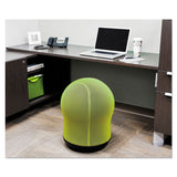 Safco® Zenergy Swivel Ball Chair, Backless, Supports Up to 250 lb, Green Seat, Black Base, Ships in 1-3 Business Days (SAF4760GN) Each