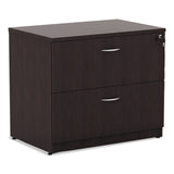 Alera® Alera Valencia Series Lateral File, 2 Legal/Letter-Size File Drawers, Espresso, 34" x 22.75" x 29.5" (ALEVA513622ES) Each