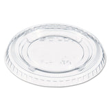 Dart® Portion/Souffle Cup Lids, Fits 3.25 oz to 9 oz Cups, Clear, 125/Pack, 20 Packs/Carton (DCCPL4N) Case of 2500