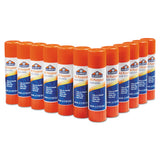 Elmer's® Disappearing Glue Stick, 0.77 oz, Applies White, Dries Clear, 12/Pack (EPIE517) Pack of 12 Sticks