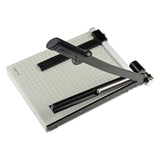 Dahle® Vantage Guillotine Paper Trimmer/Cutter, 15 Sheets, 12" Cut Length, Metal Base, 10 x 12.75 (DAH12E) Each