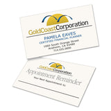 Avery® Clean Edge Business Cards, Laser, 2 x 3.5, Ivory, 200 Cards, 10 Cards/Sheet, 20 Sheets/Pack (AVE5876) Pack of 200
