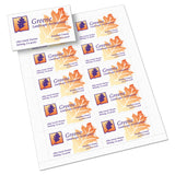 Avery® True Print Clean Edge Business Cards, Inkjet, 2 x 3.5, White, 200 Cards, 10 Cards/Sheet, 20 Sheets/Pack (AVE8871) Pack of 200