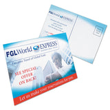 Avery® Printable Postcards, Laser, 80 lb, 4 x 6, Uncoated White, 80 Cards, 2 Cards/Sheet, 40 Sheets/Box (AVE5889) Each