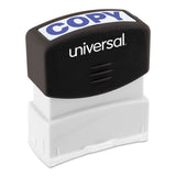 Universal® Message Stamp, COPY, Pre-Inked One-Color, Blue (UNV10047) Each