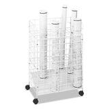 Safco® Wire Roll Files, 24 Compartments, 21w x 14.25d x 31.75h, White (SAF3088) Each