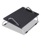 Safco® Ergo-Comfort Adjustable Footrest, 18.5w x 11.5d x 8h, Black (SAF2106) Each