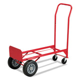 Safco® Two-Way Convertible Hand Truck, 500 to 600 lb Capacity, 18 x 51, Red (SAF4086R) Each