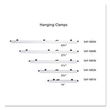 Safco® Mobile Plan Center Sheet Rack, 18 Hanging Clamps, 43.75w x 20.5d x 51h, Sand (SAF5060) Each