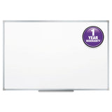Mead® Dry Erase Board with Aluminum Frame, 36 x 24, Melamine White Surface, Silver Aluminum Frame (MEA85356) Each