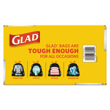 Glad® Drawstring Large Trash Bags, 30 gal, 1.05 mil, 30" x 33", Black, 90/Carton (CLO78952) Case of 90