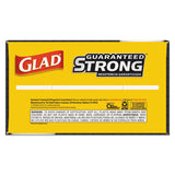 Glad® Drawstring Large Trash Bags, 30 gal, 1.05 mil, 30" x 33", Black, 90/Carton (CLO78952) Case of 90