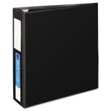 Avery® Heavy-Duty Non-View Binder with DuraHinge, Three Locking One Touch EZD Rings and Spine Label, 3" Capacity, 11 x 8.5, Black (AVE79993) Each