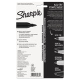 Sharpie® Fine Tip Permanent Marker, Fine Bullet Tip, Black, 5/Pack (SAN30665PP) Pack of 5