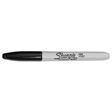 Sharpie® Fine Tip Permanent Marker, Fine Bullet Tip, Black, 5/Pack (SAN30665PP) Pack of 5
