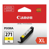 Canon® 0339C001 (CLI-271XL) High-Yield Ink, Yellow (CNM0339C001) Each