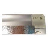 MasterVision® Gridded Magnetic Steel Dry Erase Planning Board, 1 x 2 Grid, 36 x 24, White Surface, Silver Aluminum Frame (BVCMA0392830) Each