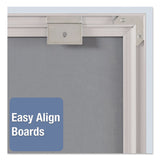 Quartet® Matrix Magnetic Boards, 48 x 31, White Surface, Silver Aluminum Frame (QRTM4831) Each