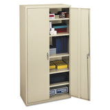 HON® Assembled Storage Cabinet, 36w x 18.13d x 71.75h, Putty (HONSC1872L) Each