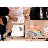 Post-it® Notes Super Sticky Pads in Supernova Neon Collection Colors, 3" x 3", 90 Sheets/Pad, 5 Pads/Pack (MMM6545SSMIA) Pack of 5