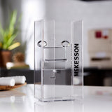 McKesson Glove Box Holder Horizontal or Vertical Mounted 1-Box Capacity Clear 4 X 5-1/2 X 10 Inch Plastic (464711_EA) 1/EA