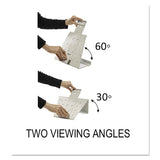 Durable® VARIO Reference Desktop System, 10 Panels, Assorted Borders and Panels (DBL536000) Each