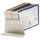Durable® VARIO Reference Desktop System, 20 Panels, Assorted Borders and Panels (DBL536100) Each