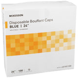McKesson Bouffant Cap Blue Elastic Closure (237329_CS) 500/CS