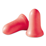 Howard Leight® by Honeywell MAXIMUM Single-Use Earplugs, Cordless, 33NRR, Coral, 200 Pairs (HOWMAX1) Box of 200