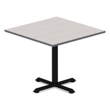 Alera® Reversible Laminate Table Top, Square, 35.38w x 35.38d, White/Gray (ALETTSQ36WG) Each