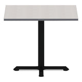 Alera® Reversible Laminate Table Top, Square, 35.38w x 35.38d, White/Gray (ALETTSQ36WG) Each