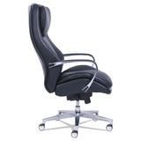 La-Z-Boy® Commercial 2000 Big/Tall Executive Chair, Supports Up to 400 lb, 20.5" to 23.5" Seat Height, Black Seat/Back, Silver Base (LZB48968) Each