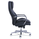 La-Z-Boy® Commercial 2000 High-Back Executive Chair, Supports Up to 300 lb, 20.25" to 23.25" Seat Height, Black Seat/Back, Silver Base (LZB48958) Each