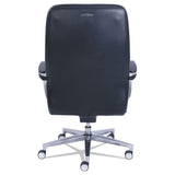La-Z-Boy® Commercial 2000 High-Back Executive Chair, Supports Up to 300 lb, 20.25" to 23.25" Seat Height, Black Seat/Back, Silver Base (LZB48958) Each